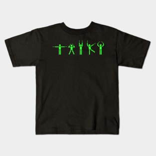 Taiko People green Kids T-Shirt